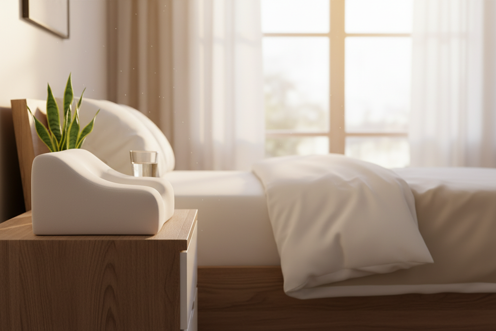 Pillow morning scene