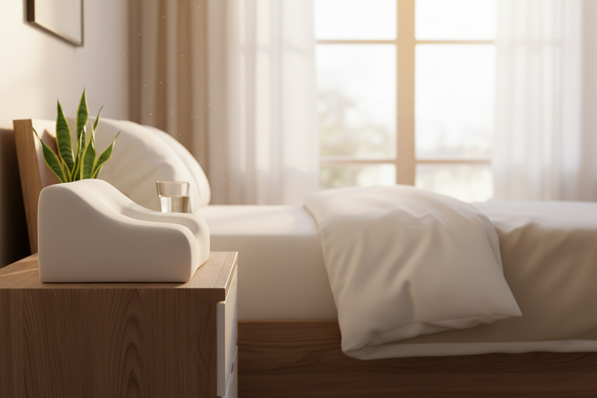 Pillow morning scene